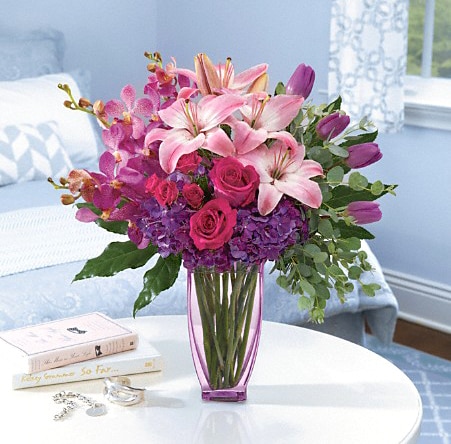 Orchids, Lilies and Roses